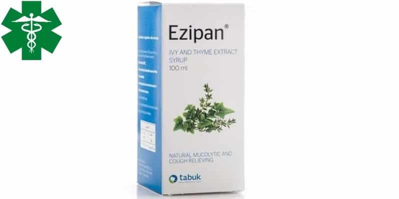 ايزيبان Ezipan شراب مذيب للبلغم ومهديء للسعال - النشرة الداخلية ومعلومات  الدواء - موقع عرب طب